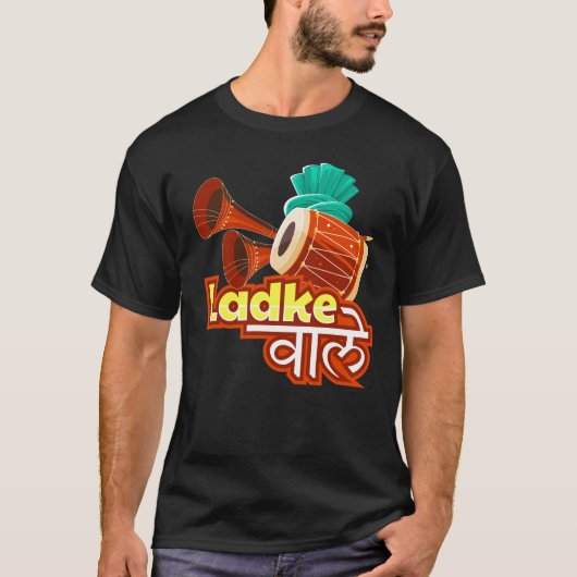 Indian Wedding Tshirt voor bruidegom (Voorkant)