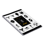 Indian Zodiac - Geometric Vedic Sign Art Journal Notitieboek (Rechterzijde)