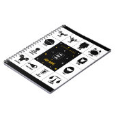 Indian Zodiac - Geometric Vedic Sign Art Journal Notitieboek (Linkerzijde)