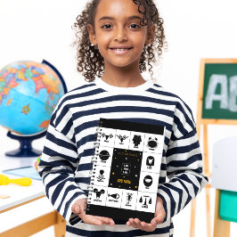 Indian Zodiac - Geometric Vedic Sign Art Journal Notitieboek