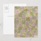 Indiana 12 briefkaart (Voorkant / Achterkant)