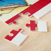  Indiana 16x20 Kaart Puzzel (Zijkant)