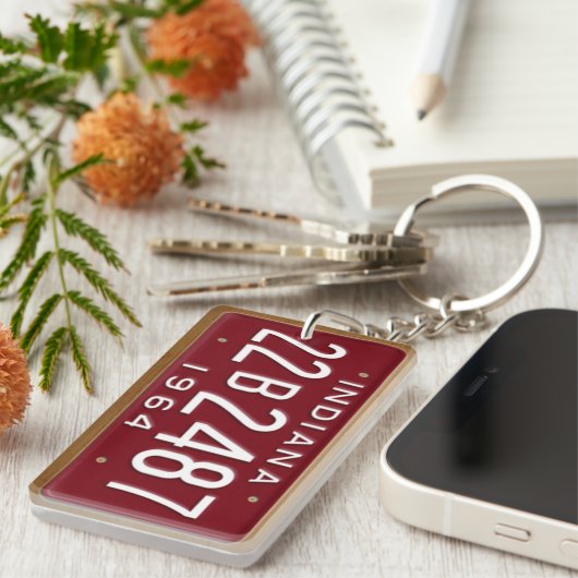 Indiana 1964  Bord Sleutelhanger (Voorkant Rechts)