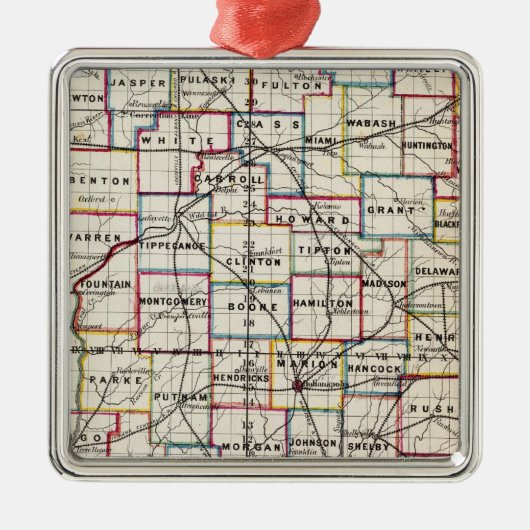 Indiana 2 metalen ornament (Voorkant)