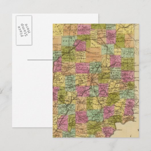 Indiana 3 briefkaart (Voorkant / Achterkant)