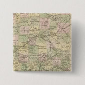 Indiana 3 vierkante button 5,1 cm (Voorkant)