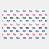 Indiana, 50 staten, Liberty Bell Inpakpapier Vel (Voorkant)