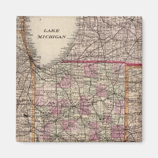 Indiana 5 magneet (Voorkant)