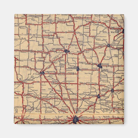 Indiana 5 magneet (Voorkant)