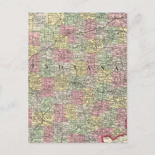 Indiana 6 briefkaart (Voorkant)