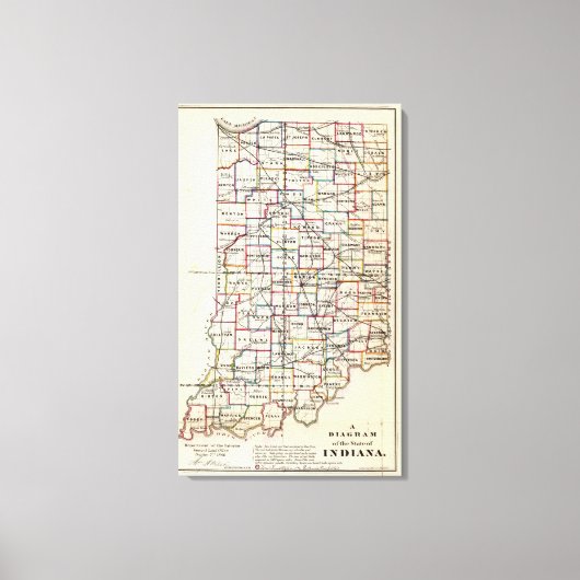 Indiana 7 canvas afdruk (Voorkant)