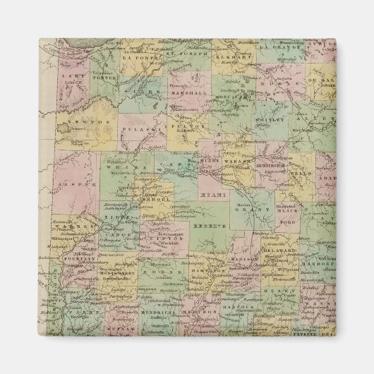 Indiana 7 magneet (Voorkant)