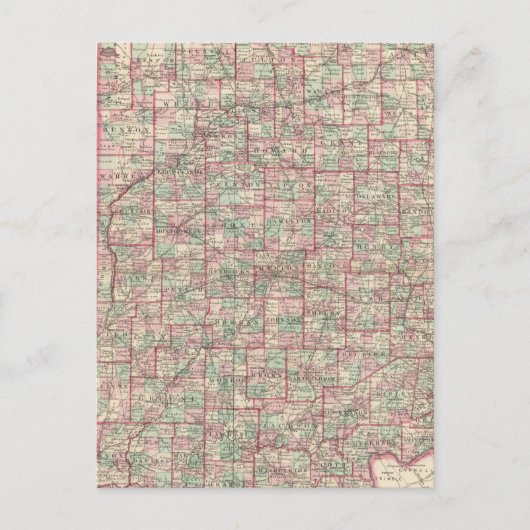 Indiana 8 briefkaart (Voorkant)