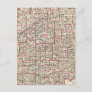 Indiana 8 briefkaart