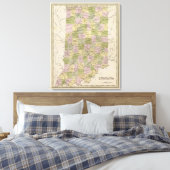 Indiana 8 canvas afdruk (Insitu (Slaapkamer))