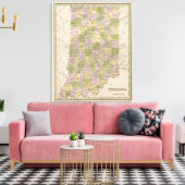 Indiana 8 canvas afdruk (Insitu (Woonkamer))
