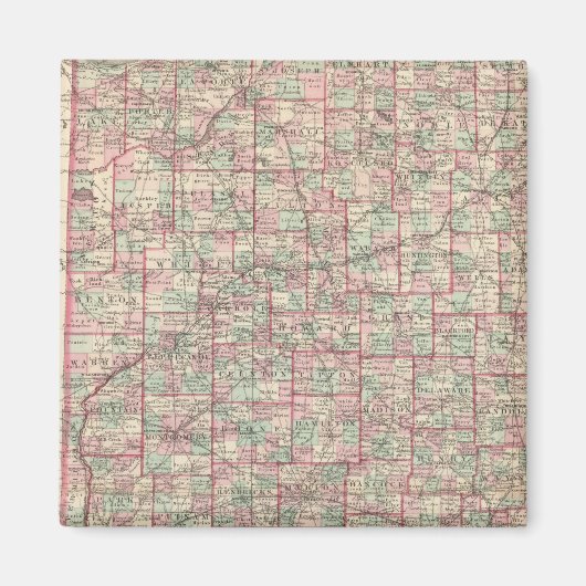 Indiana 8 magneet (Voorkant)
