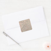 Indiana 8 vierkante sticker (Envelop)
