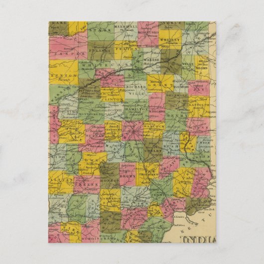 Indiana 9 briefkaart (Voorkant)