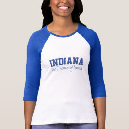 INDIANA aangepaste tekstkleding T-shirt