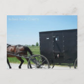 Indiana Amish Land Briefkaart (Voorkant)
