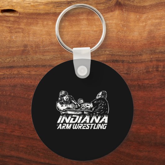 Indiana Arm Wrestling  Sleutelhanger (Voorkant)