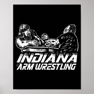 Indiana Armworstelen Poster