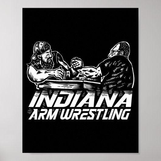 Indiana Armworstelen Poster (Voorkant)