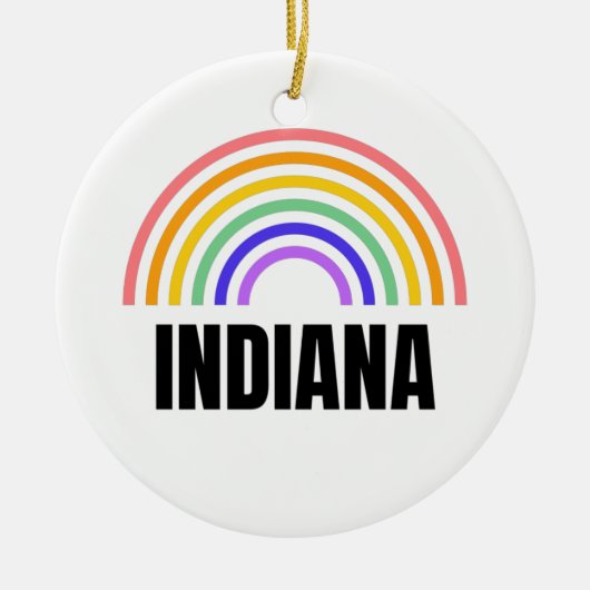Indiana - Athletics - College - Purdue University Keramisch Ornament (Voorkant)