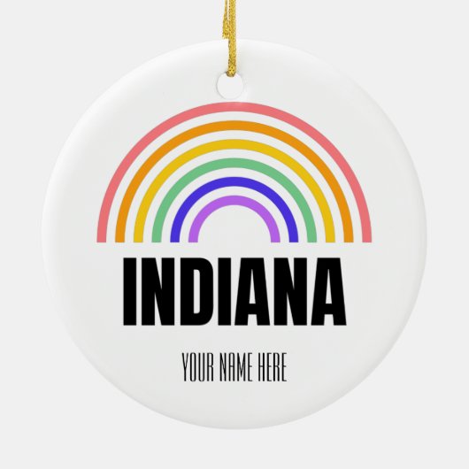 Indiana - Athletics - College - Purdue University Keramisch Ornament (Achterkant)