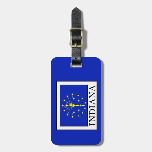 Indiana Bagagelabel (Voorkant verticaal)