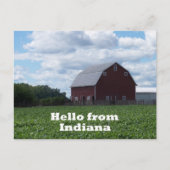 Indiana Barn Briefkaart (Voorkant)