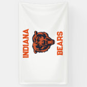 Indiana Bears Flag Spandoek (Verticaal)