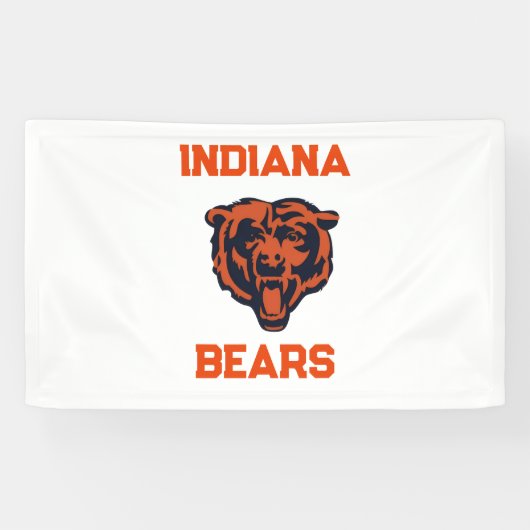 Indiana Bears Flag Spandoek (Horizontaal)