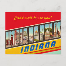 Indiana Bericht Ansichtkaart
