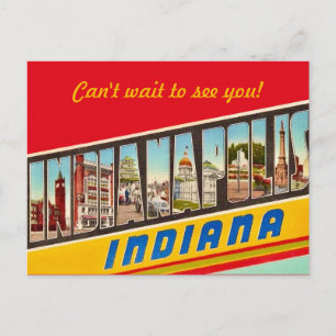 Indiana Bericht Ansichtkaart Briefkaart
