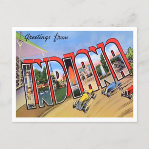 Indiana Big Letters Briefkaart