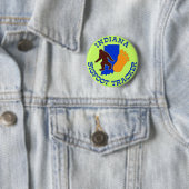 Indiana Bigfoot Tracker Ronde Button 5,7 Cm (In situ)