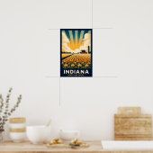  Indiana Boerderij Landschap Poster (Keuken)