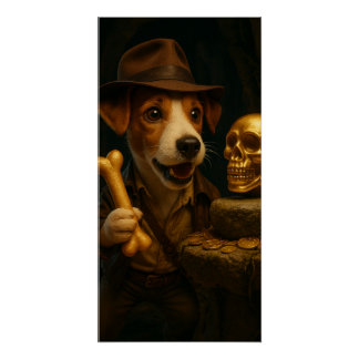 Indiana Bones – Der Abenteurer-Hund auf Schatzsuch Perfect Poster