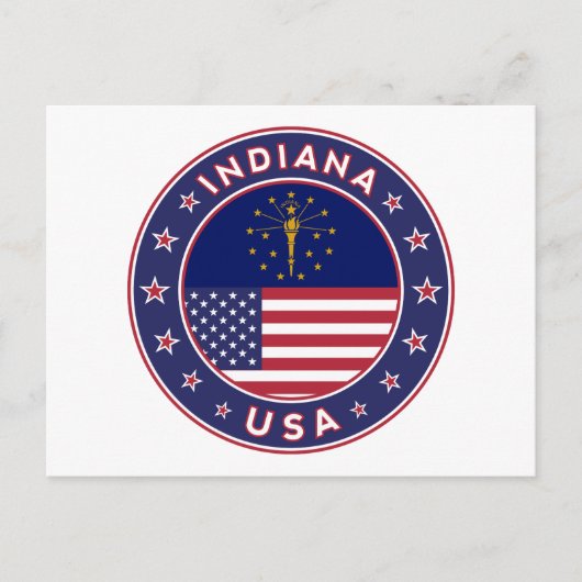 Indiana Briefkaart (Voorkant)