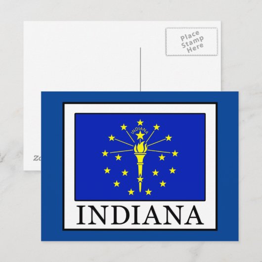 Indiana Briefkaart (Voorkant / Achterkant)