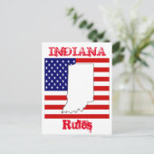 INDIANA BRIEFKAART (Staand voorkant)