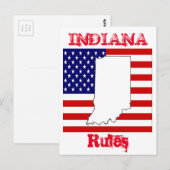 INDIANA BRIEFKAART (Voorkant / Achterkant)