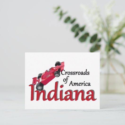 INDIANA BRIEFKAART (Staand voorkant)