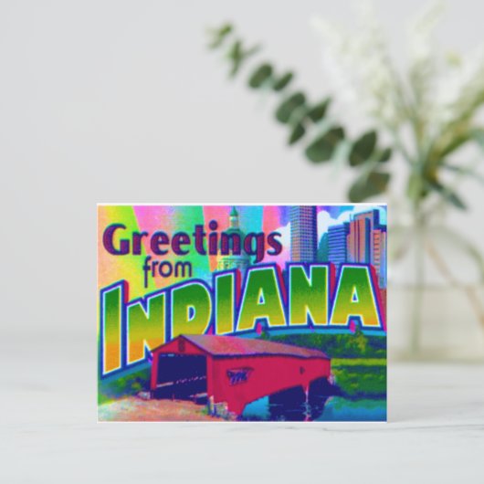 Indiana Briefkaart (Staand voorkant)