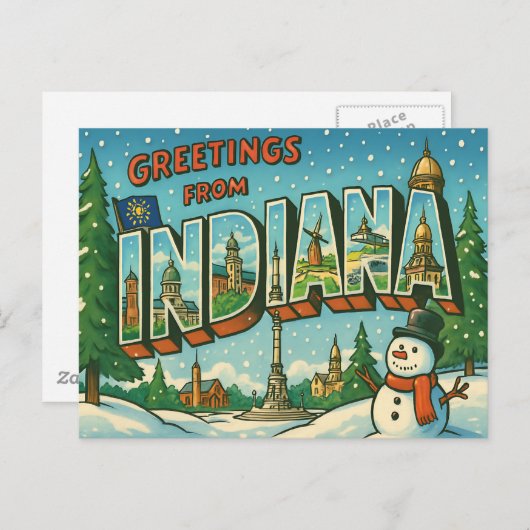 INDIANA-Briefkaart Briefkaart (Voorkant / Achterkant)