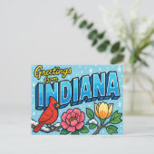 INDIANA-Briefkaart Briefkaart (Staand voorkant)