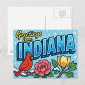 INDIANA-Briefkaart Briefkaart (Voorkant / Achterkant)