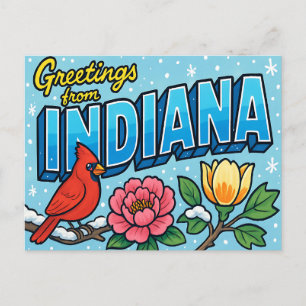 INDIANA-Briefkaart Briefkaart